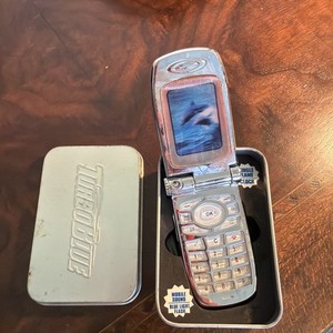 Vtg Novelty Flip Phone Dolphin Lighter Lights Clean Unique Model Cellphone