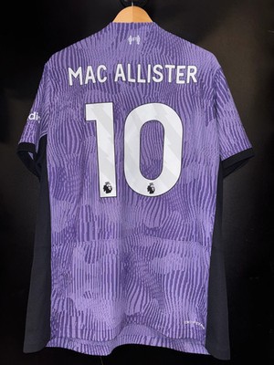 LIVERPOOL MAC ALLISTER 2023-2024 ORIGINAL PLAYER JERSEY Size 2XL