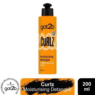 Got2b Curlz Detangler Spray 200ml Leave In Conditioner Curly Hair Frizz Control