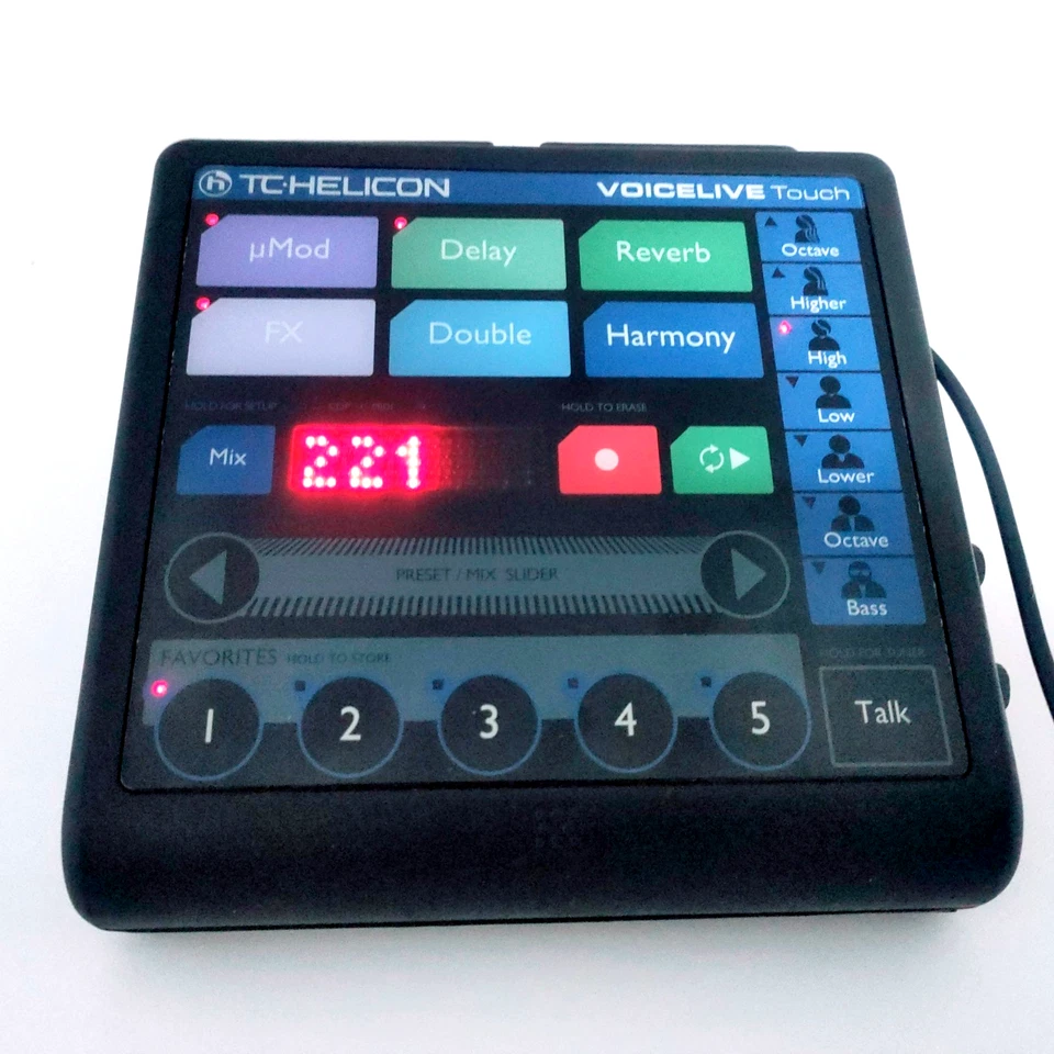 TC Helicon Voicelive Touch Vocal Effects Pedal 9617991 With AC Adapter Working - Image 2 of 4
