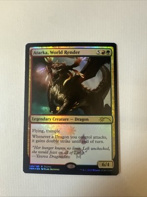 MTG - Atarka, World Render - FOIL Fate Reforged - Prerelease NM MAGIC CARD