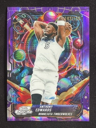 Anthony Edwards 2025-26 Topps Cosmic Chrome Propulsion Refractor /150 #PRP-15