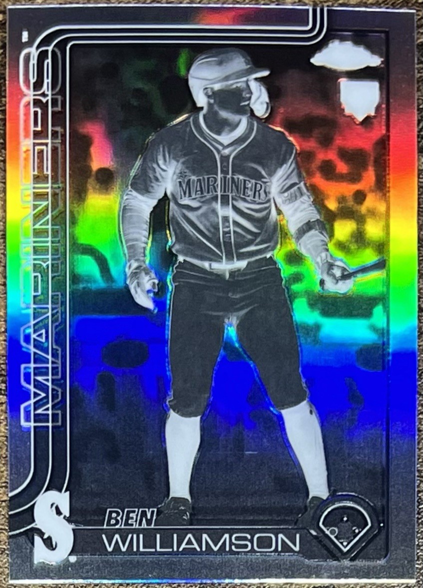 Ben Williamson 2025 Topps Chrome Update Negative Refractor Rookie #USC168