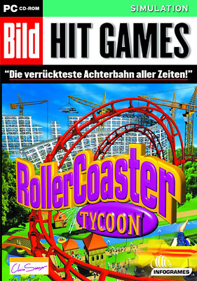 RollerCoaster Tycoon (PC, 2002, DVD-Box) Deutsche Version in Original DVD Hülle
