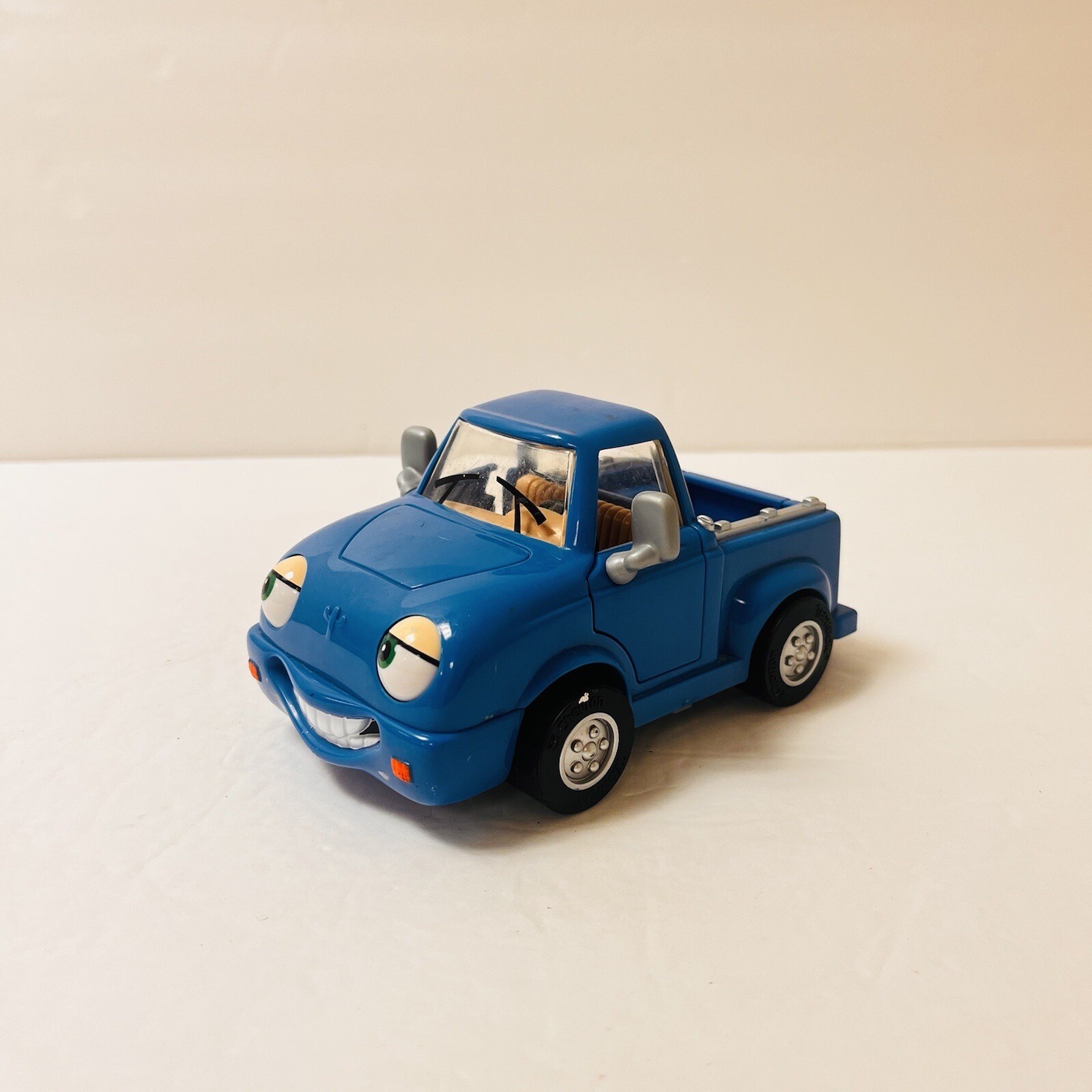 ⭐️ VINTAGE 1997 Chevron Cars Pete Pick-Up no. 7 Collectible Toy Blue Truck