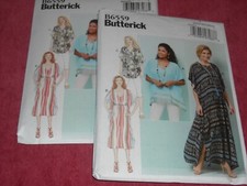 BUTTERICK B6559 - LADIES TOP - TUNIC TWO LENGTH CAFTAN PATTERN XSM-XXL FF
