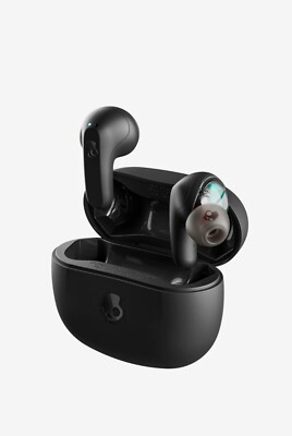 Skullcandy - Rail In-Ear Wireless Earbuds - iPhone Android Bluetooth- True Black