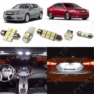 12x-White-LED-lights-interior-package-kit-2013-2017-2018-Chevy-Malibu-Tool-CM1W