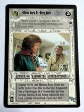Owen Lars & Beru Lars Reflections II 2 Premium Star Wars CCG Limited SWCCG