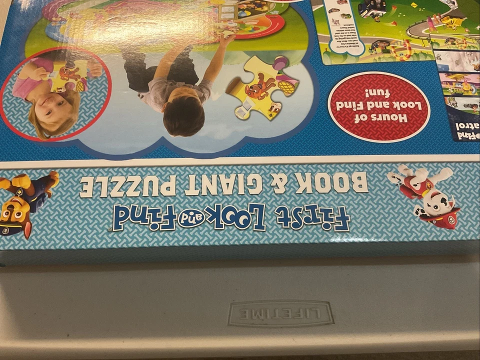 Juego de libro y rompecabezas pequeños gigantes de Paw Patrol (raro) Foto 4 de 4