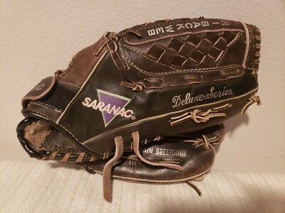 Saranac C6009 Full Grain Steerhide Deluxe Series Black Right Hand Throw