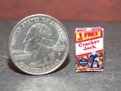 Dollhouse Miniature Cracker Jack Snack Food Box 1:12 scale B203 Dollys Gallery