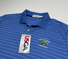 NWT! USGA 121st U.S. Open Torrey Pines Performance Golf Polo Mens L Ralph Lauren