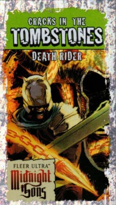 2023 Fleer Ultra Midnight Suns Cracks in the Tombstones Mini Death Rider  GRM6