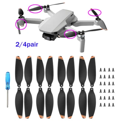 For DJI MINI 2/MINI SE/MINI 2 SE Drone Propellers Low Noise Props Blades 2/4Pair