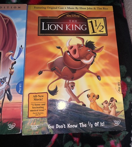 Walt Disney THE LION KING 1 1/2 & 2 Platinum Edition 3 Movie Trilogy DVD Set OOP - Picture 3 of 15