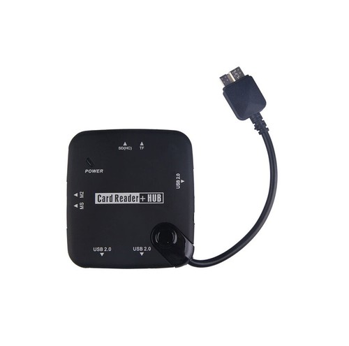 Micro USB 3.0 Card Reader OTG USB Hub SDHC/MS/TF/M2 for Samsung Note Pro 12.2 AU - Bild 2 von 6