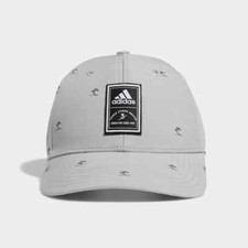 NEW Adidas TP Printed Trees Crew Grey Two Golf Hat/Cap-NWT-FREE SHIP