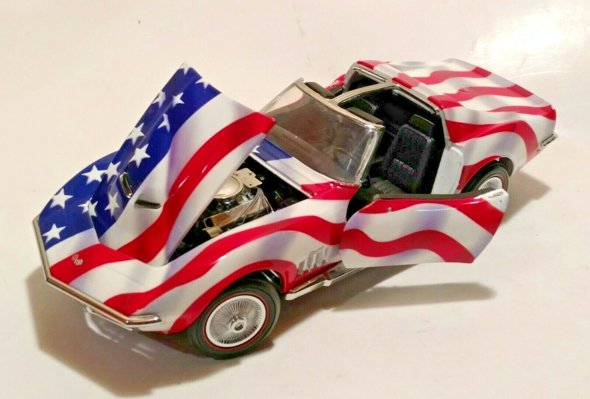 Franklin Mint 1969 Stars And Stripe Stingray Corvette