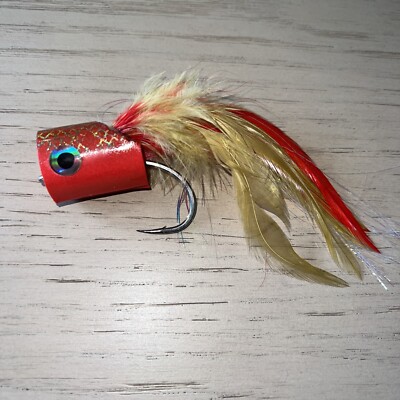 Mako Reaper Popper Fly Yellow And Red