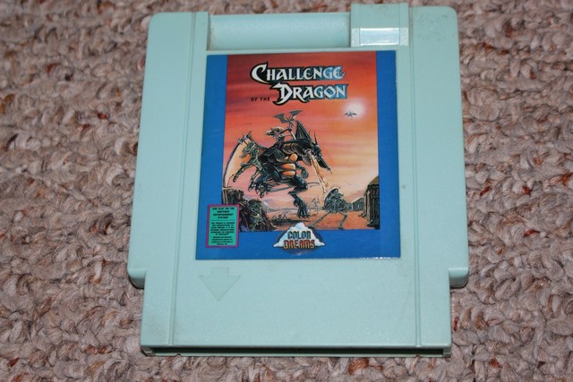 Challenge Of The Dragon (Nintendo Entertainment System NES) Cart Only Blue