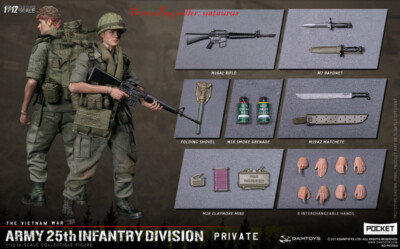 Damtoys 1/12 Pes004 Pocket Elite Series - Army 25th Infantry