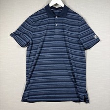 Southern Tide Polo Mens XL Navy Striped Casua...