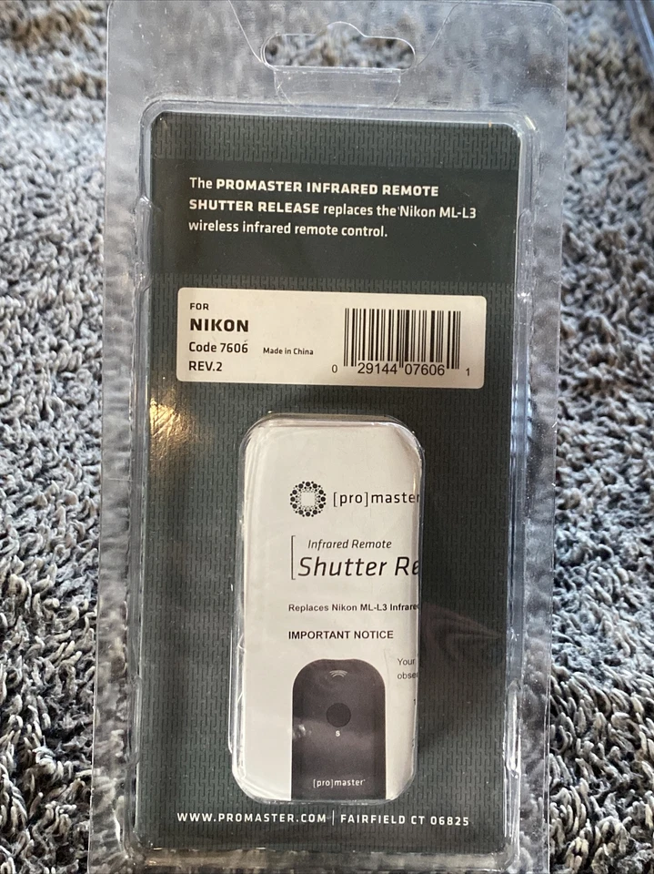 Promaster 7606 Infrared Remote Shutter Release For NIKON - Image 2 of 2