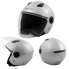 Casco Jet Visiera Scooter Moto Quad Omologato ECE 22