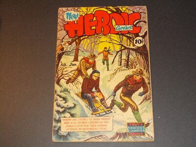 Heroic #58, Atom Age Famous Funnies Comic - EXTREMELY NICE COMIC!