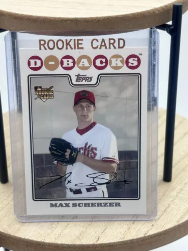 2008 Topps Update & Highlights Max Scherzer #UH280 Rookie RC Diamondbacks