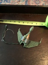 Str trek Klingon Bird of Prey fully lighted, one fo the first ornaments made for