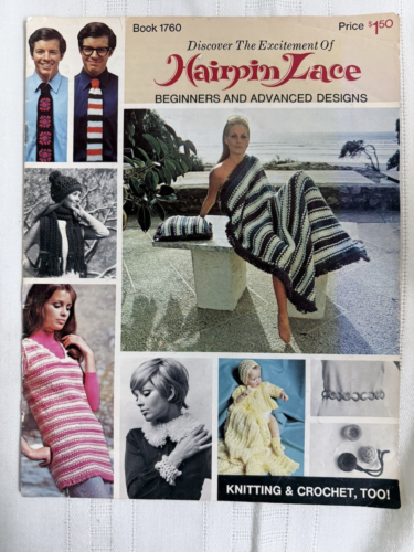 Lot Vtg Crochet Knit Needlework Book/Magazine/leaflet/brochure 1930s-70s Pattern - Picture 6 of 24