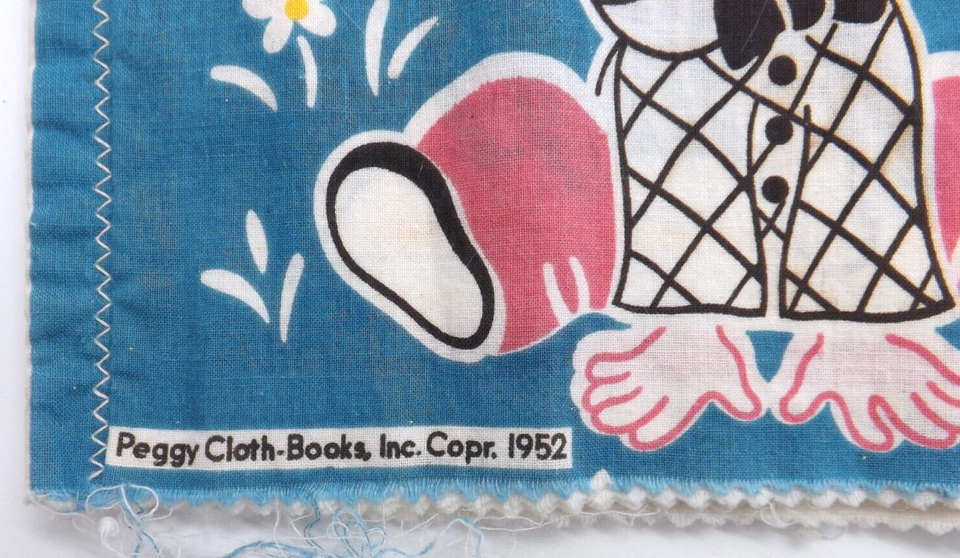 Vintage Little Puppet GoGo Peggy Cloth Children's Book 1952 by Jane