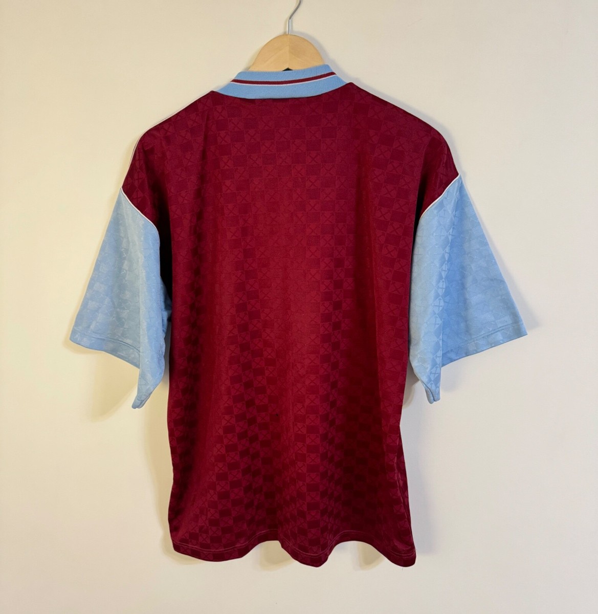 West Ham United 1990/1991 Home Football Shirt Soccer Jersey