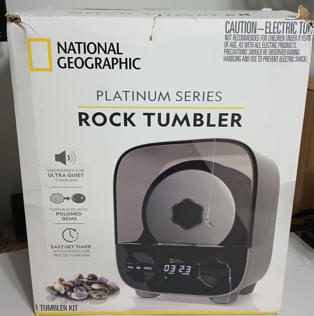National Geographic Platinum Professional Series Rock Tumbler Kit Ultra