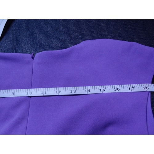 New York & Company Belted Classic Purple Dress - Size Large - 第 12/13 張圖片