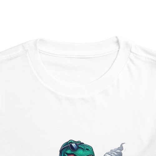 Dino Truck Toddler Tee, Fun Kid's Shirt, Dinosaur Gift, Birthday Tee, Playful - Picture 9 of 29