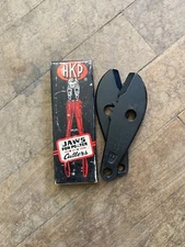 NOS H. K. Porter Center Cut Round Hard Steel 3/16" Cap Replacement Jaws (1412CR)