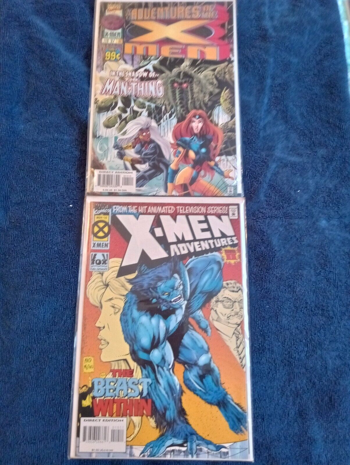 X-MEN ADVENTURES comic books 1997 in very good condition.
