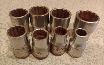 Gedore Imperial AF Steckschlüssel, 1/2'' Antrieb 7/16, 1/2, 9/16, 5/8, 3/4, 7/8, 15/16, 1''