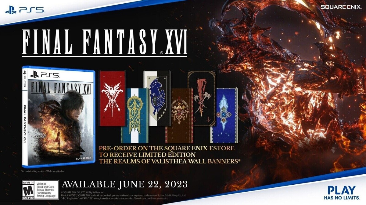 FINAL FANTASY XVI - COLLECTOR'S EDITION PS5 PREORDER + BONUSES IN