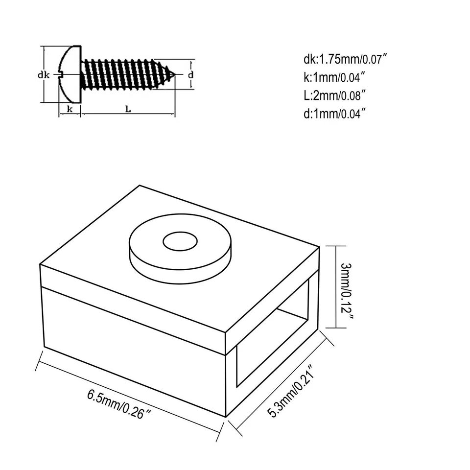 Evemodel 12pcs N Scale E-Z Mate Magnetic Knuckle Couplers with Pockets Screws - Image 3 of 4