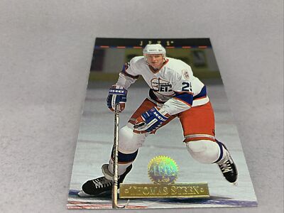 1994 Donruss The Leaf Set Hockey Card #376 Thomas Steen Washington Capitals