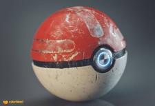 Pokemon pokmon poke ball simple background video Pad Gaming Mat Desk