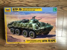 Zvezda 3557 BTR-70 Russian personal carrier (Afgan War)