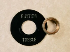 Gibsom Les Paul SG or 335 Toggle switch surround and ferril Gold