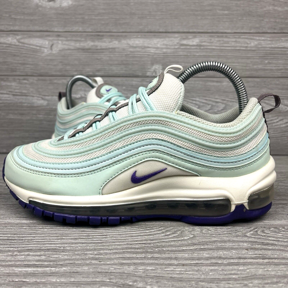 Nike Air Max 97 Women's Teal Tint Purple Sneakers Size 7.5