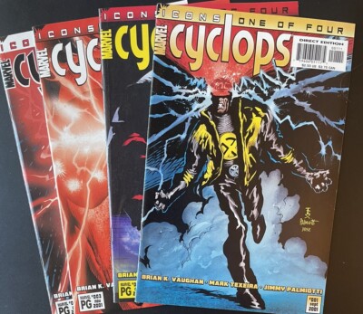 Cyclops: Marvel Icons #1 #2 #3 #4 Complete Set! X-Men Series (Marvel 2001)