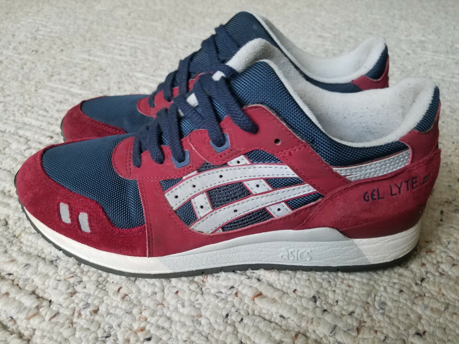 asics gel lyte 3 burgundy